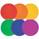 Champion Sports Extra Large Poly Spot Marker Set - Green, Orange, Purple, Red, Blue, Yellow - Vinyl