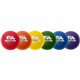 Champion Sports Rhino Skin Low Bounce Dodgeball Set - 6.30" - Low Density Foam - Dodgeball - Red, Orange, Yellow, Green, Blue, P