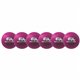 Champion Sports Rhino Skin Low Bounce Dodgeball Set - 6.30" - Low Density Foam - Neon Purple - 6 / Set