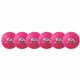Champion Sports Rhino Skin Low Bounce Dodgeball Set - 6.30" - Low Density Foam - Neon Pink - 6 / Set