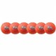Champion Sports Rhino Skin Low Bounce Dodgeball Set - 6.30" - Low Density Foam - Neon Orange - 6 / Set