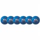 Champion Sports Rhino Skin Low Bounce Dodgeball Set - 6.30" - Low Density Foam - Neon Blue - 6 / Set
