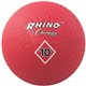 Champion Sports Playground Ball - 10" - Nylon - Red - 1  Each