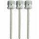 Champion Sports Inflating Needles Retail Pack - for Inflator - Nickel Plated - Silver