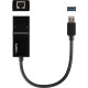 Belkin USB 3.0 to Gigabit Ethernet GbE Network Adapter 10/100/1000 - USB - 1 Port(s) - 1 x Network (RJ-45) - Twisted Pair - 10/1