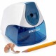 Stanley-Bostitch Personal Electric Pencil Sharpener - Desktop - 1 Hole(s) - Helical - 4.3" Height x 4" Width - Blue, Silver - 1 