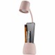 Bostitch Desk Lamp with Storage Cup, Pink - LED Bulb - Adjustable, Touch Sensitive Control Panel, Dimmable, Color Temperature Se