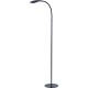 Bostitch Gooseneck Floor Lamp, Black - 72" Height - 12 W LED Bulb - Gooseneck, Flexible, Flicker-free, Glare-free Light, Eco-fri