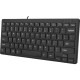 Adesso SlimTouch Mini Keyboard - Cable Connectivity - USB Interface - 78 Key - English (US) - QWERTY Layout - Desktop Computer, 