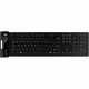 Adesso SlimTouch 232 Antimicrobial Waterproof Flex Keyboard (Full Size) - Cable Connectivity - USB Interface - 120 Key Multimedi