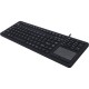 Adesso Antimicrobial Waterproof Touchpad Keyboard - Cable Connectivity - USB Interface - 108 Key Windows Key Hot Key(s) - Englis