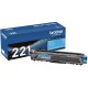 Brother Genuine TN221C Cyan Toner Cartridge - Laser - Standard Yield - 1400 Pages - Cyan - 1 Each