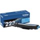 Brother Genuine TN-223C Standard Yield Cyan Toner Cartridge - 1300 Pages