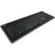 Adesso Wireless Desktop Touchpad Keyboard - Wireless Connectivity - RF - 30 ft - 2.40 GHz - USB Interface - 104 Key On/Off Switc