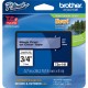 Brother P-Touch TZe Flat Surface Laminated Tape - 3/4" Width - Clear - 1 Each - Water Resistant - Grease Resistant, Grime Resist