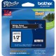 Brother P-touch TZe Laminated Tape Cartridges - 15/32" Width - Rectangle - Black - 1 Each - Water Resistant - Grease Resistant, 