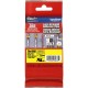 Brother P-Touch TZe Extra Strength Adhesive Tape - 15/16" Width - Thermal Transfer - Black, Yellow - Polyethylene - 1 Each - Wat