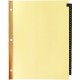 Business Source 1-31 Black Leather Tab Index Dividers - 31 Printed Tab(s) - Digit - 1-31 - 8.5" Divider Width x 11" Divider Leng