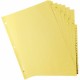 Business Source A-Z Clear Plastic Tab Index Dividers - Printed Tab(s) - Character - A-Z - 25 Tab(s)/Set - 8.5" Divider Width x 1