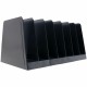 Business Source Desk Step Sorter - 4.5" Height x 8.8" Width x 5.5" DepthDesktop - 25% Recycled - Black - Plastic - 1 Each
