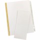 Business Source Tear-resistant Clear Tab Index Dividers - 5 x Divider(s) - 5 Tab(s)/Set - 8.5" Divider Width x 11" Divider Lengt