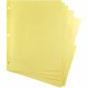 Business Source Mylar-reinforced Plain Tab Indexes - 8 Write-on Tab(s) - 8.5" Divider Width x 11" Divider Length - Letter - 3 Ho