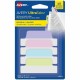 Avery UltraTabs Repositionable Margin Tabs - 48 Tab(s) - 1" Tab Height x 2.50" Tab Width - Clear Film, Pastel Blue Paper, Pastel