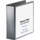 Business Source Heavy-duty View Binder - 3" Binder Capacity - Letter - 8 1/2" x 11" Sheet Size - 625 Sheet Capacity - Round Ring