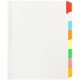 Business Source Laminated Write-On Tab Indexes - 8 Write-on Tab(s) - 8 Tab(s)/Set - 11" Tab Height x 8.50" Tab Width - 3 Hole Pu