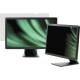 Business Source Widescreen Frameless Privacy Filter Black - For 24" Widescreen LCD Monitor - 16:10 - Anti-glare - 1