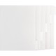 Business Source Tab Printer Economy Index Dividers - Print-on Tab(s) - 5 Tab(s)/Set - 8.5" Divider Width x 11" Divider Length - 