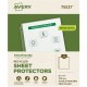 Avery EcoFriendly Economy Sheet Protectors, 100ct (75537) - For Letter 8 1/2" x 11" Sheet - 3 x Holes - Ring Binder - Top Loadin