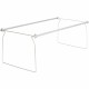 Business Source Premium File Folder Frames - Letter - Metal - Stainless Steel - 6 / Box