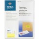 Business Source Neon Labels - 2" Width x 4" Length - Permanent Adhesive - Rectangle - Laser - Neon Yellow - 10 / Sheet - 250 / P