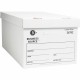 Business Source Lift-off Lid Light Duty Storage Box - External Dimensions: 12" Width x 24" Depth x 10"Height - Media Size Suppor