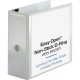Business Source Locking D-Ring View Binder - 5" Binder Capacity - Letter - 8 1/2" x 11" Sheet Size - 925 Sheet Capacity - D-Ring