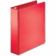 Business Source Red D-ring Binder - 2" Binder Capacity - Letter - 8 1/2" x 11" Sheet Size - D-Ring Fastener(s) - 4 Pocket(s) - P