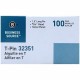 Business Source High Quality Steel T-pins - 0.56" Head - 2" Length x 0.6" Width - 100 / Box - Silver - Steel