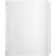 Business Source Reinforced Hole Punched Indexes - 8 Write-on Tab(s) - 3 Hole Punched - White Divider - White Tab(s) - Recycled -