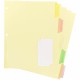 Business Source Insertable Tab Ring Binder Indexes - 5 Blank Tab(s)2" Tab Width - 8.5" Divider Width x 11" Divider Length - Lett