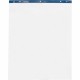 Business Source Standard Easel Pad - 50 Sheets - Plain - 15 lb Basis Weight - 27" x 34" - White Paper - Perforated - 4 / Carton