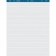 Business Source Standard Ruled Easel Pad - 50 Sheets - 15 lb Basis Weight - 27" x 34" - White Paper - Perforated - 2 / Carton
