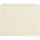 Business Source Straight Tab Cut Letter Recycled Top Tab File Folder - 8 1/2" x 11" - 3/4" Expansion - Manila - Manila - 10% Rec