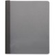 Business Source Letter Report Cover - 8 1/2" x 11" - 100 Sheet Capacity - 3 x Prong Fastener(s) - Black - 25 / Box