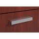 HON Contemporary Pull Set of 2 - 4.8" Width x 0.8" Depth x 0.7" Height - Metal - Silver