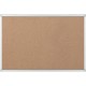 Bi-silque Ayda Cork Bulletin Board - 0.50" Height x 24" Width x 36" Depth - Cork Surface - Self-healing, Durable, Resilient, Hea