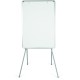 MasterVision Quadpod Presentation Easel - 28" (2.3 ft) Width x 40.5" (3.4 ft) Height - White Surface - Gray Aluminum Frame - Rec