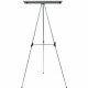 MasterVision 3-leg Display Easel - 45 lb Load Capacity - 63" Height x 28.5" Width x 32" Depth - Tabletop, Floor - Metal, Aluminu