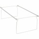 Business Source Premium File Folder Frames - Legal - Metal - Stainless Steel - 6 / Box
