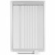 MasterVision Magnetic In/Out Vertical Planner Board - 24" (2 ft) Width x 36" (3 ft) Height - White Lacquered Steel Surface - Alu
